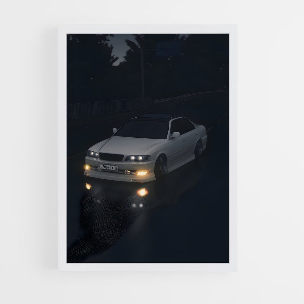 Poster Chaser jzx captivant – affiche Toyota (vue 3)